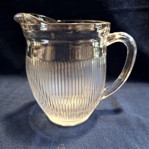 Vintage Depression Glass Pitcher/Creamer
